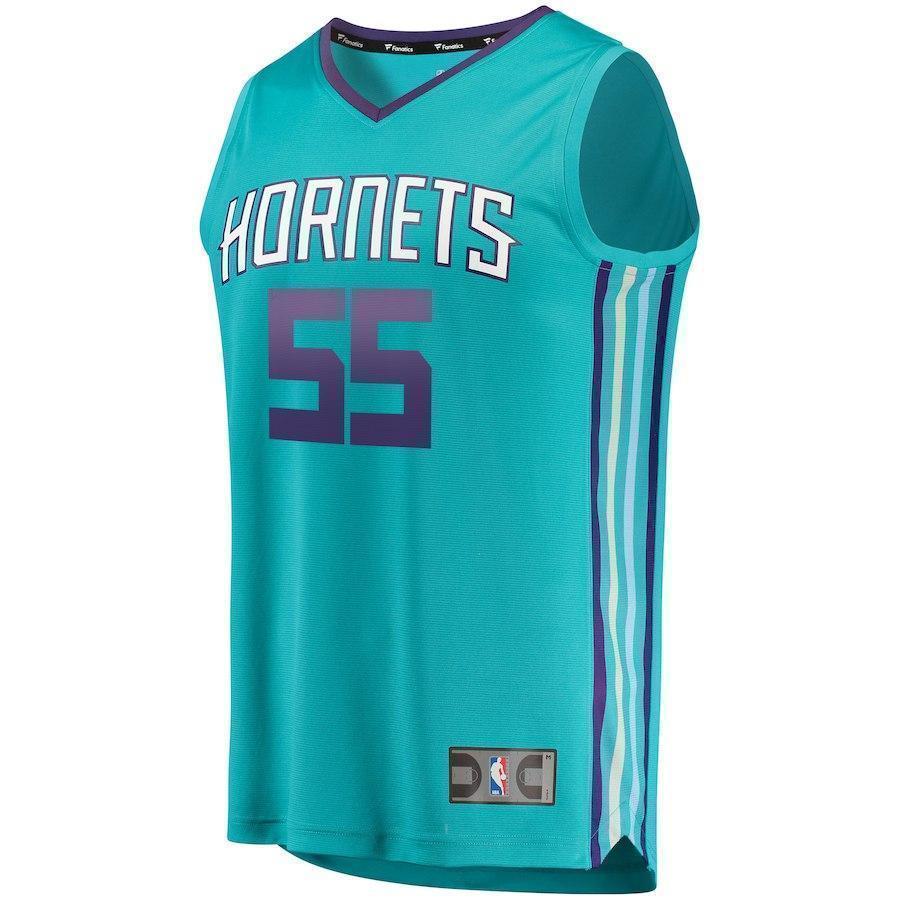 55-J.P. Macura Charlotte Hornets  Jersey - Icon Edition - Teal