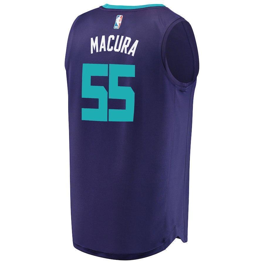 55-J.P. Macura Charlotte Hornets Jersey - Statement Edition - Purple