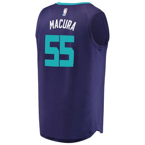 55-J.P. Macura Charlotte Hornets Jersey - Statement Edition - Purple