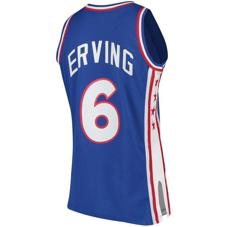 6-Julius Erving Philadelphia 76ers Hardwood Classics Swingman Jersey - Royal