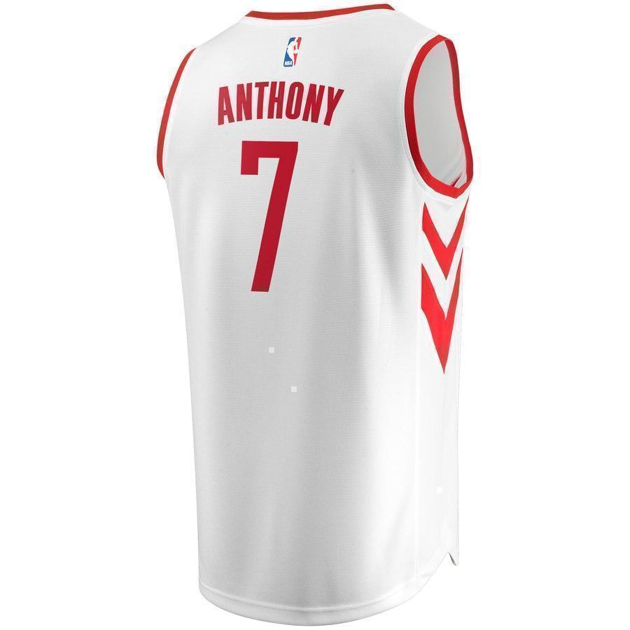 7-Carmelo Anthony Houston Rockets  Jersey – Association Edition – White