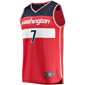 7-Devin Robinson Washington Wizards Team Color Player Jersey Red - Icon Edition