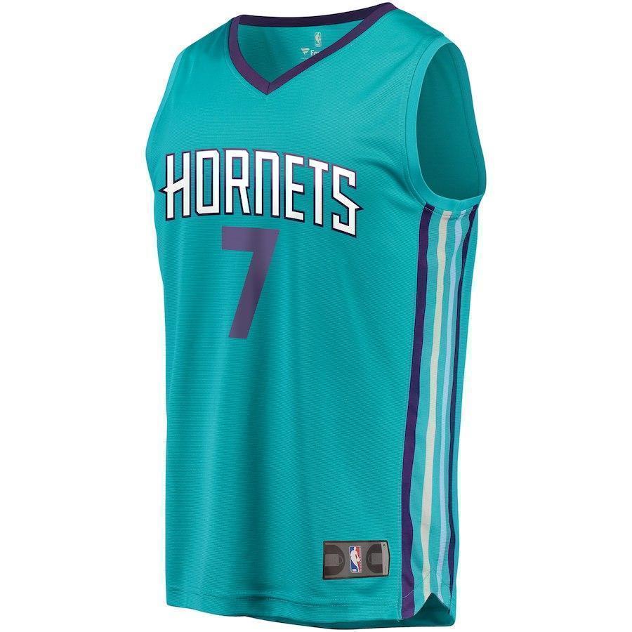 7-Dwayne Bacon Charlotte Hornets  Jersey - Icon Edition – Teal