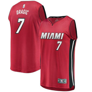 7-Goran Dragic Miami Heat  Jersey - Statement Edition – Red