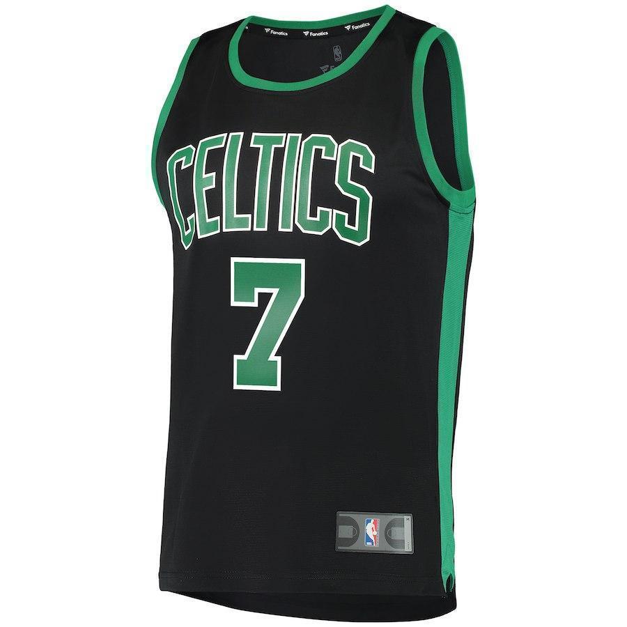 7-Jaylen Brown Boston Celtics  Jersey - Statement Edition - Black