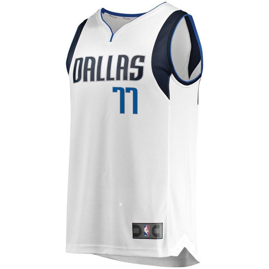 77-Luka Doncic Dallas Mavericks  Jersey – Association Edition – White