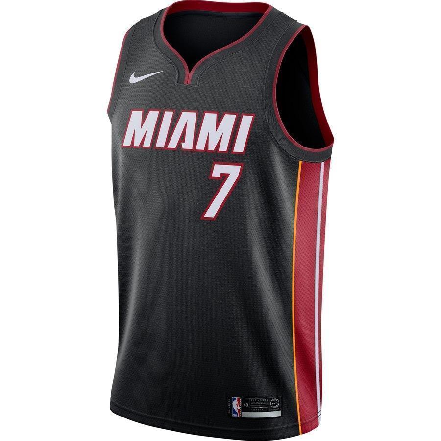 7Goran Dragic Miami Heat Swingman Jersey Black - Icon Edition
