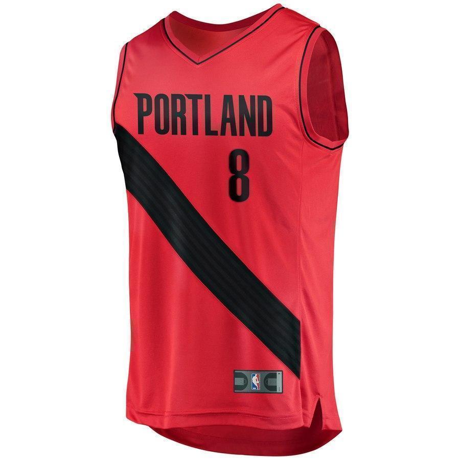 8-Al-Farouq Aminu Portland Trail Blazers  Jersey - Statement Edition - Red