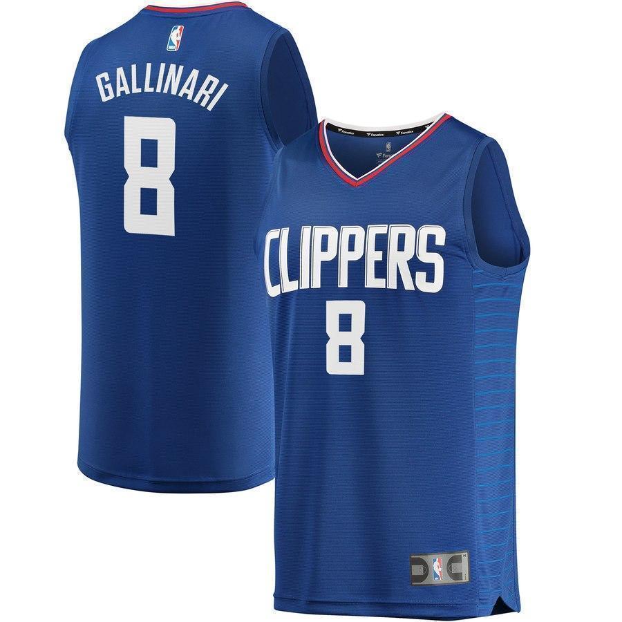 8-Danilo Gallinari LA Clippers Jersey Blue - Icon Edition