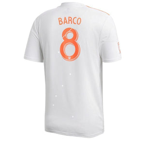 8-Ezequiel Barco Atlanta United FC King Peach Player Jersey – White