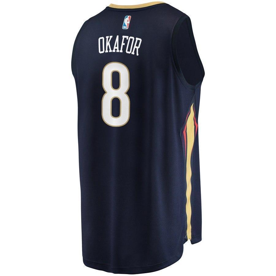 8-Jahlil Okafor New Orleans Pelicans  Jersey - Icon Edition - Navy