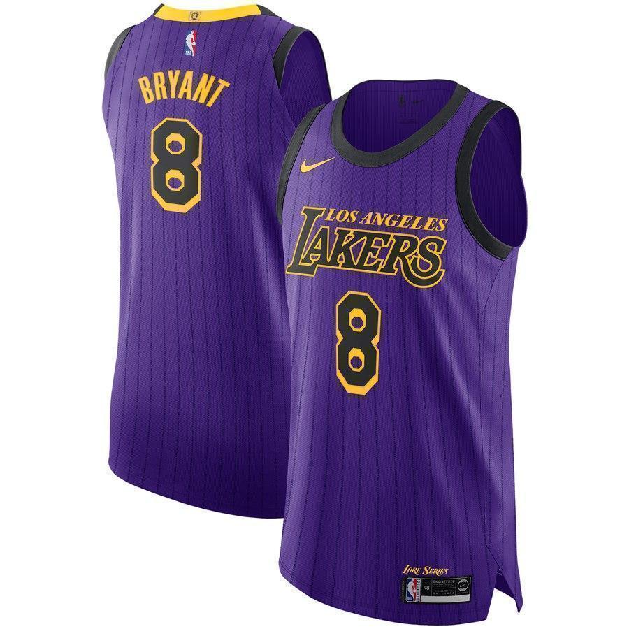 8-Kobe Bryant #8 Los Angeles Lakers VaporKnit  – City Edition