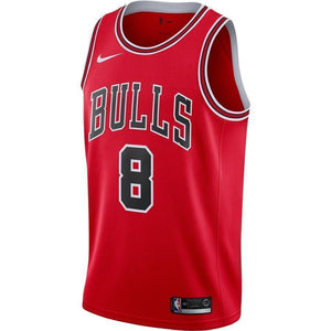 8-Zach LaVine Chicago Bulls  Swingman Jersey - Icon Edition – Red
