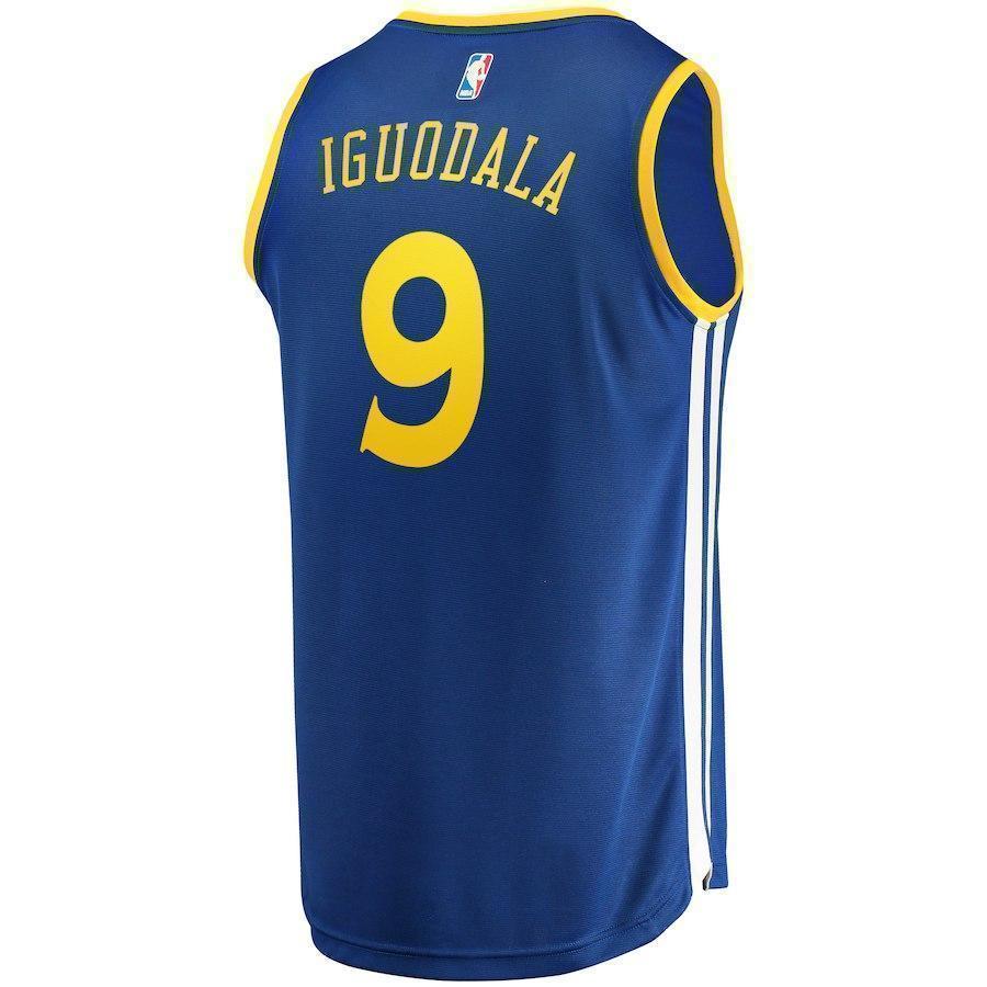 9-Andre Iguodala Golden State Warriors  Jersey Royal - Icon Edition