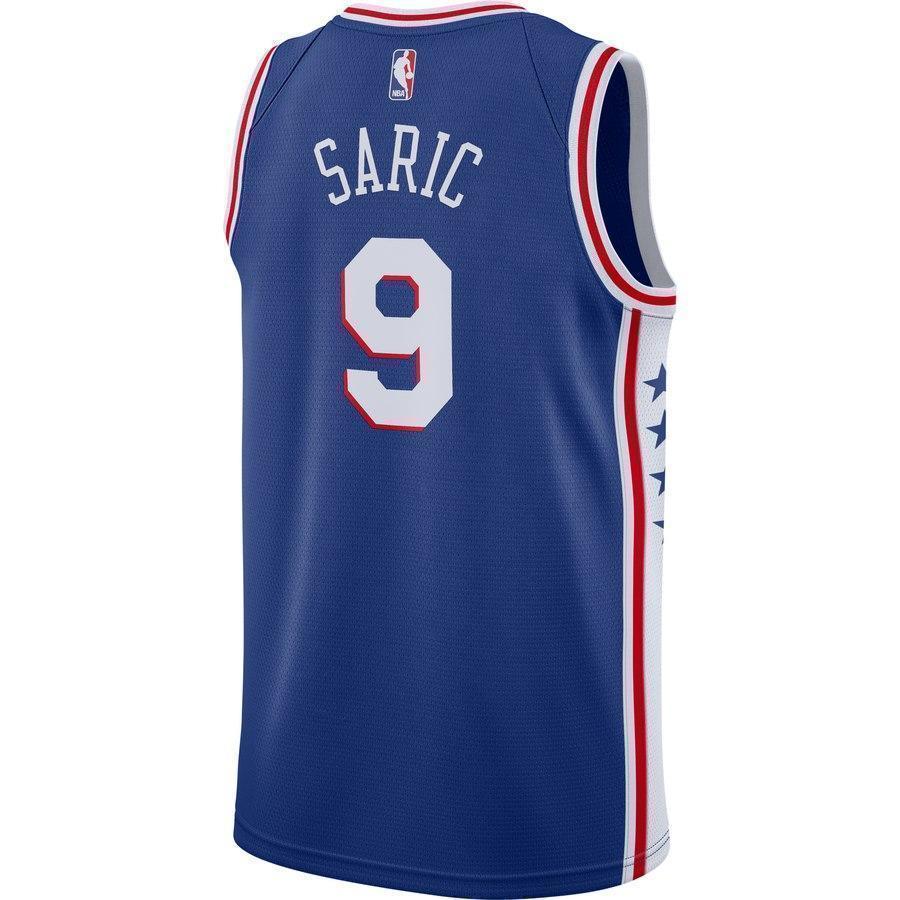 9-Dario Saric Philadelphia 76ers Swingman Jersey Blue - Icon Edition