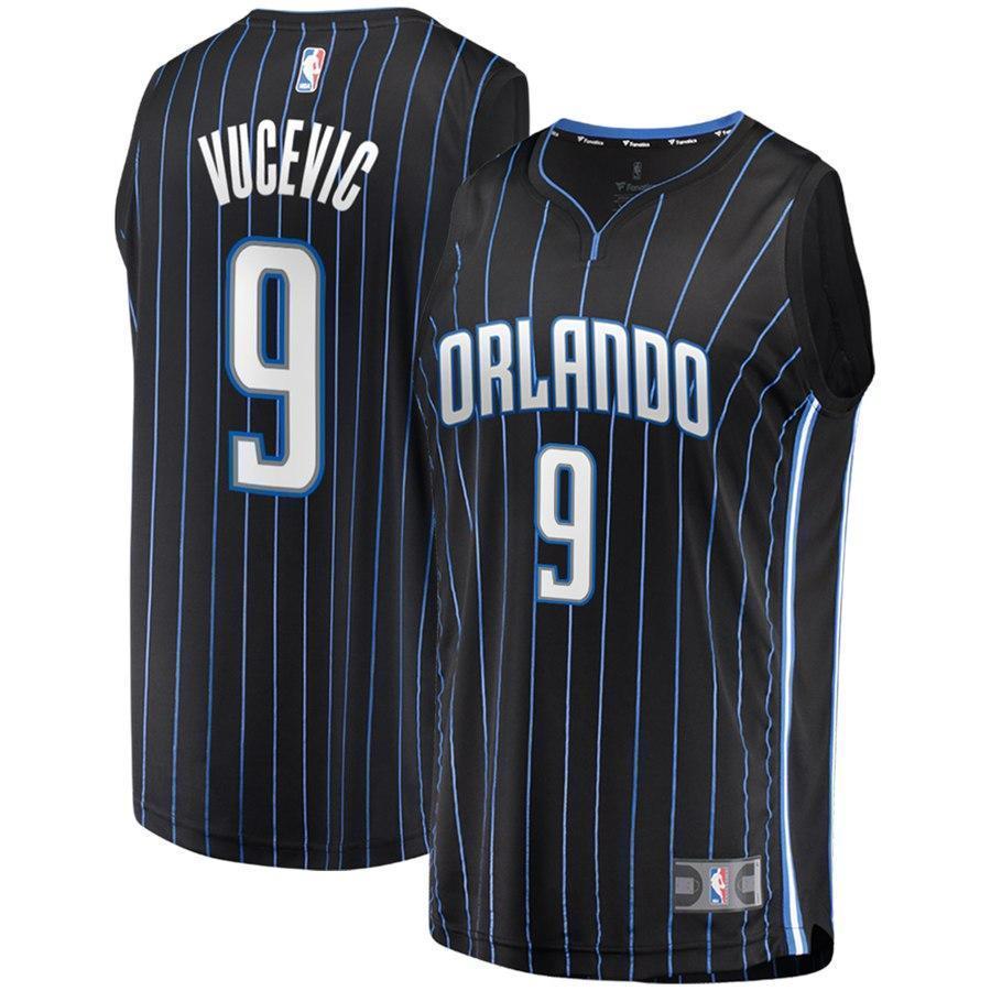 9-Nikola Vucevic Orlando Magic Jersey - Statement Edition - Black