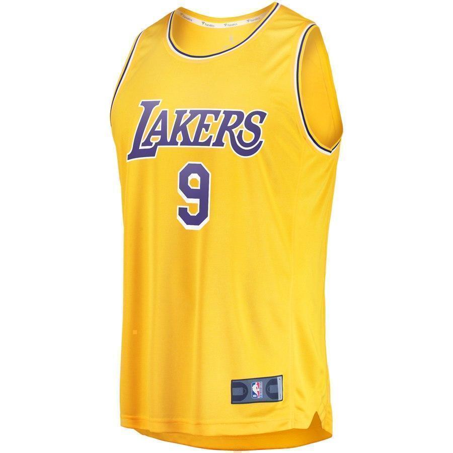 9-Rajon Rondo Los Angeles Lakers Jersey - Icon Edition - Gold
