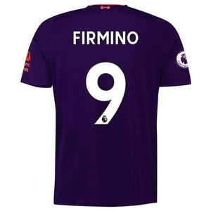 Liverpool 9-Roberto Firmino New Balance Away Soccer Jersey 2018-2019 – Purple