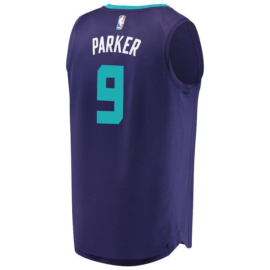 9-Tony Parker Charlotte Hornets Jersey - Statement Edition - Purple