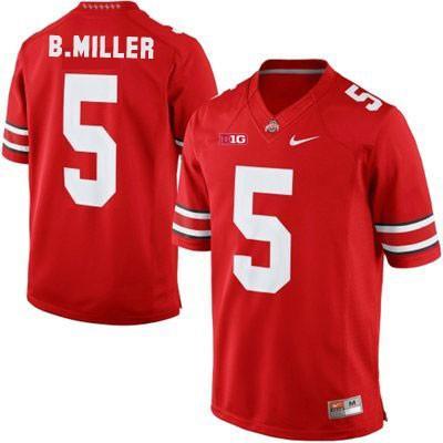 Braxton Miller Ohio State Buckeyes Nike Football Jersey - Red
