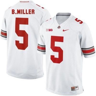 Braxton Miller Ohio State Buckeyes Nike Football Jersey - White