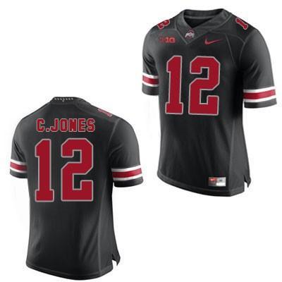 #12 Ohio State Buckeyes Nike Football Jersey - Black