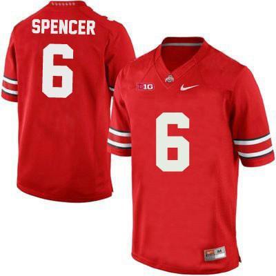 Evan Spencer Ohio State Buckeyes Nike Football Jersey - Red