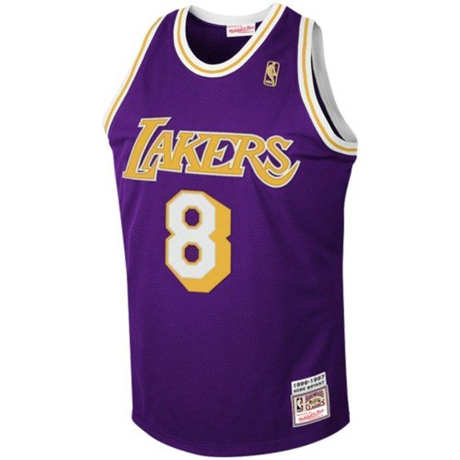 Los Angeles Lakers #8 Kobe Bryant Purple 1997 Hardwood Classics Road Jersey