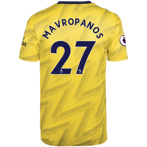 Konstantinos Mavropanos 27 Arsenal Away Soccer Jersey 2019-20