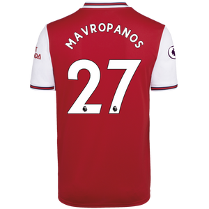 Konstantinos Mavropanos 27 Arsenal 2019-20 Home Jersey