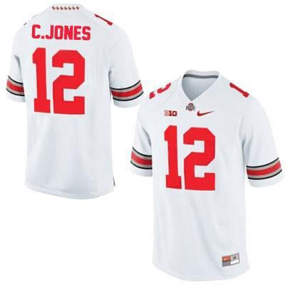 Cardale Jones Ohio State Buckeyes Nike Football Jersey - White