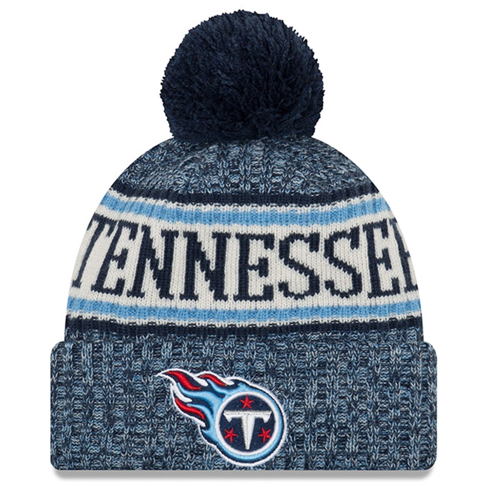 Tennessee Titans New Era 2019 Sideline Sport Knit Hat – Navy