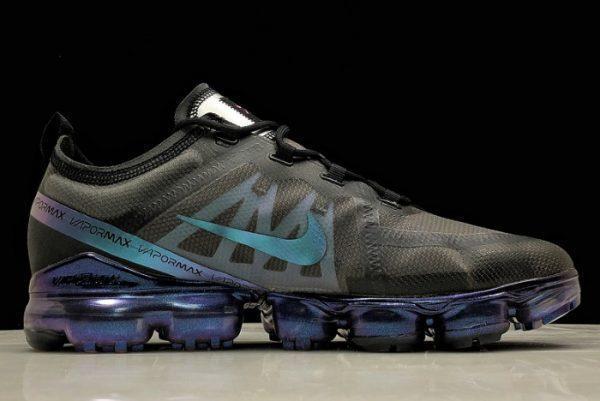 VaporMax Nike Air  2019 Run Utility Black/Blue Women's Shoes
