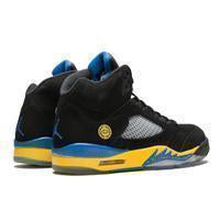 Men's Jordan 5 Retro Laney Basketball Shoes - Black
