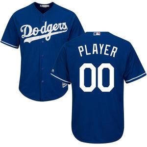 Los Angeles Dodgers Majestic Cool Base Custom Jersey - Royal/White