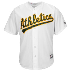 Khris Davis Oakland Athletics Majestic Home Official Cool Base Replica Player Jersey - White
