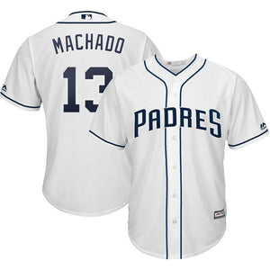 Manny Machado San Diego Padres Majestic Jersey – White