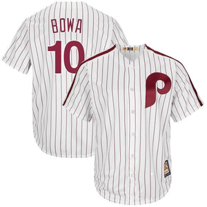 Larry Bowa Philadelphia Phillies Majestic Cooperstown  Jersey – White