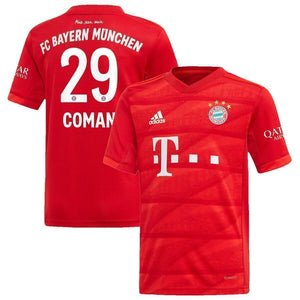 Kingsley Coman Bayern Munich Home Soccer Jersey 2019-20 Jersey – Red