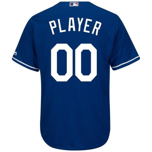 Los Angeles Dodgers Majestic Cool Base Custom Jersey - Royal/White