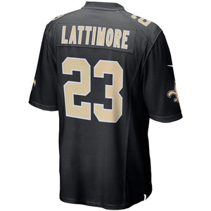 Marshon Lattimore New Orleans Saints Nike Event Game Jersey - Black