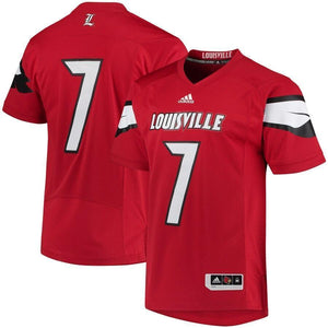 Louisville Cardinals adidas Premier Football Jersey - Red