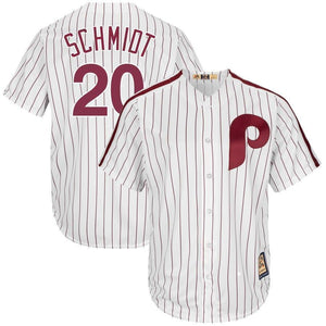 Mike Schmidt Philadelphia Phillies Majestic Cooperstown Jersey – White