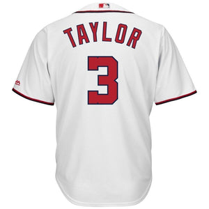 Michael Taylor Washington Nationals Majestic Home Cool Base Player Jersey - White