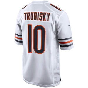 Mitchell Trubisky Chicago Bears Nike 100th Season Game Jersey - White
