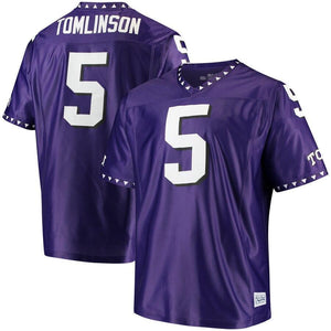 LaDainian Tomlinson TCU Horned Frogs Original Retro Brand Replica Throwback Jersey - Purple
