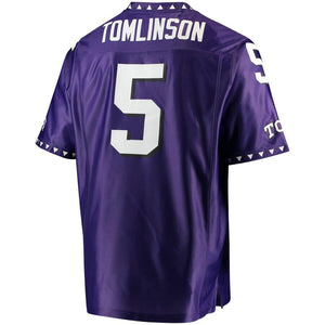 LaDainian Tomlinson TCU Horned Frogs Original Retro Brand Replica Throwback Jersey - Purple