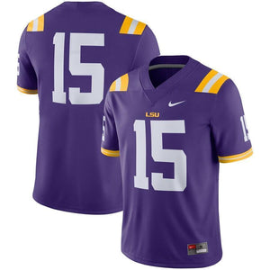 LSU Tigers Nike Team Game Football Jersey - Purple