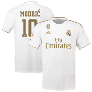 Luka Modric Real Madrid Home Soccer Jersey 2019-20 Jersey – White