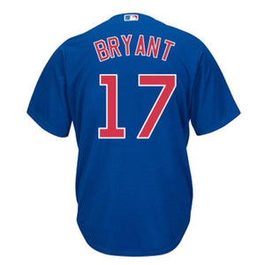 Kris Bryant Chicago Cubs Majestic Cool Base Player Jersey - White/Royal